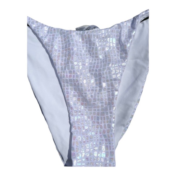 L*space LENNOX Iridescent Snakeskin Bikini Bottom NWOT - Picture 5 of 6